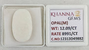 12.09/CT Natural FIRE OPAL with Govt. Lab Certificate-12313D49882